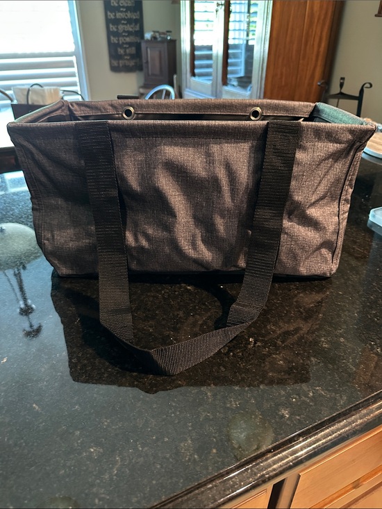 thirty-one Other - Thirty-one Utility Tote Bag in Charcoal Gray with Black Straps Brand new!